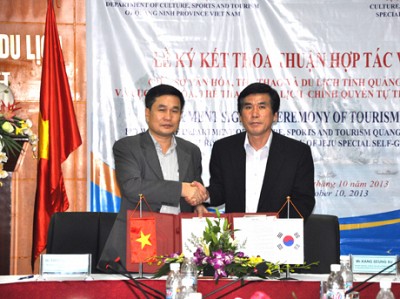 Ký Kết Thỏa Thuận Hợp Tác Du Lịch Giữa Tỉnh Quảng Ninh - JeJu Ký Kết Thỏa Thuận Hợp Tác Du Lịch Giữa Tỉnh Quảng Ninh - JeJu