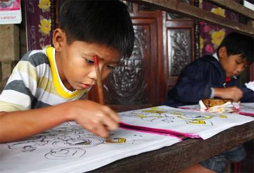 Tranh Làng Sình Vào Mùa Tết - Ảnh 3