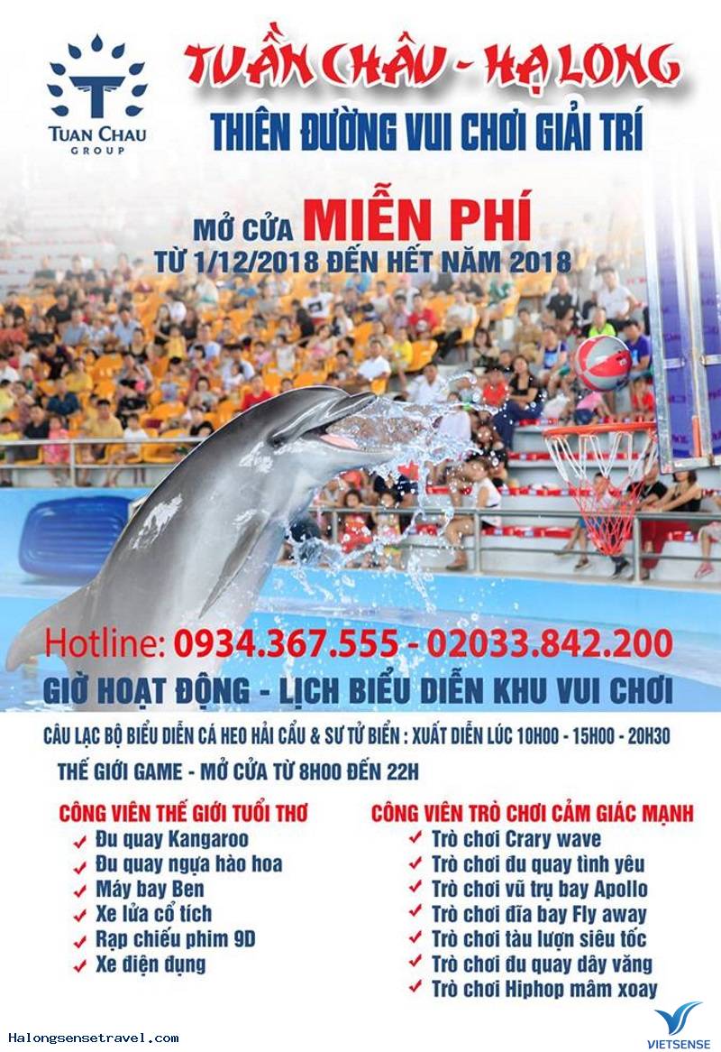 Tuần Châu Park Miễn Phí 100% Vé Vào Cửa Cho khách thăm quan - Ảnh 1 Tuần Châu Park Miễn Phí 100% Vé Vào Cửa Cho khách thăm quan - Ảnh 1